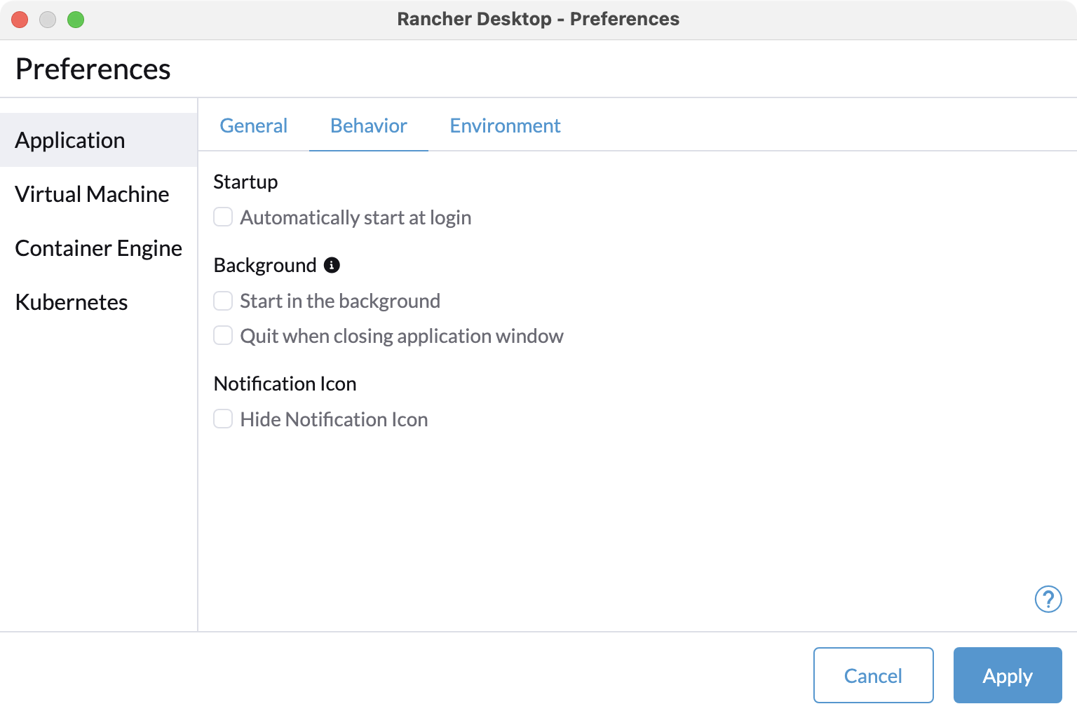 rancher desktop
